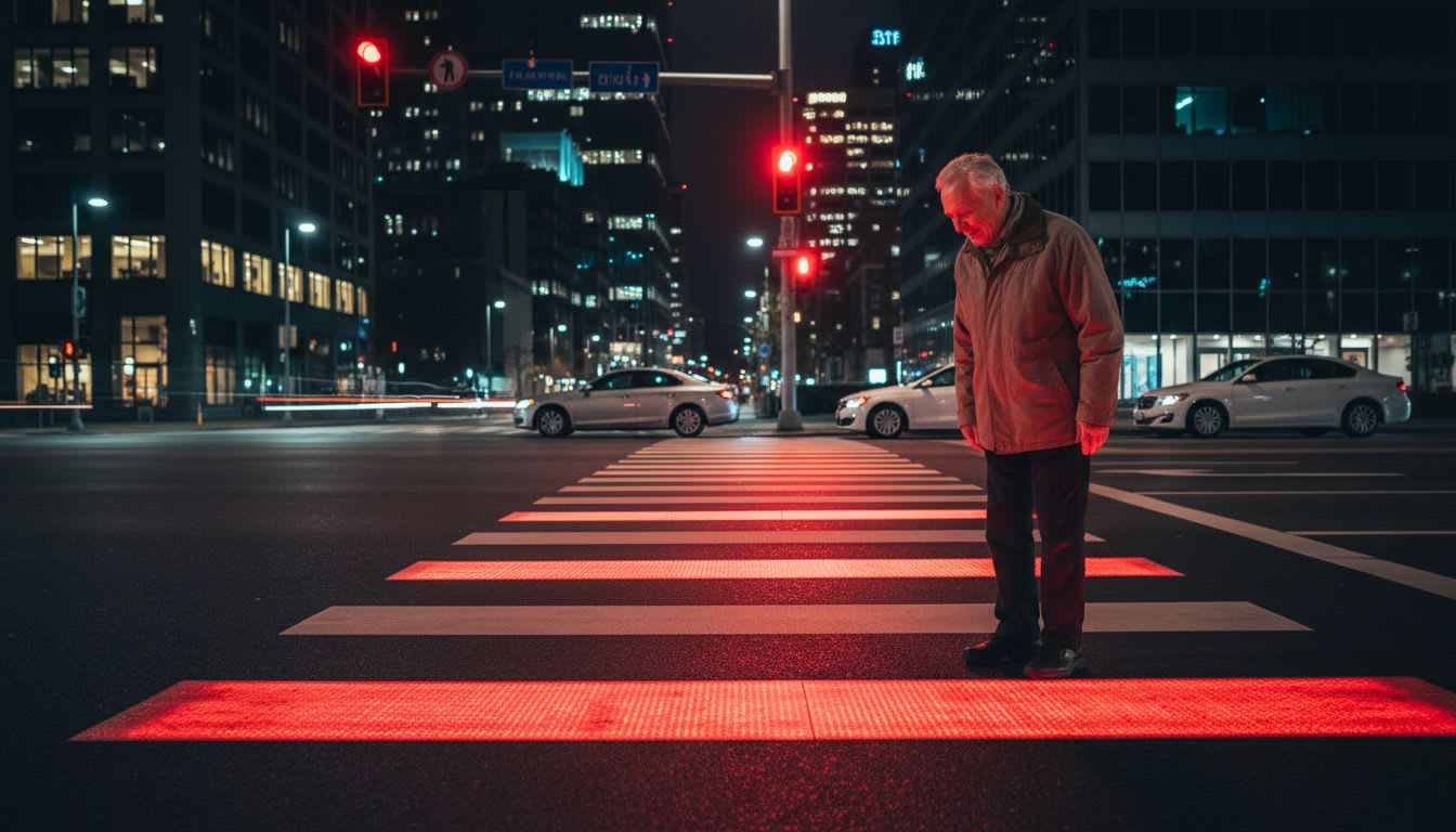 성풍솔레드 바닥 신호등 고령층이 직접 느낀 보행 안전 효과
